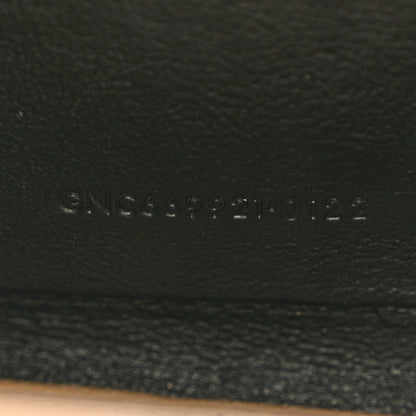 Saint Laurent Glossy Calfskin Monogram Chain Wallet Dark Beige 8 of 13