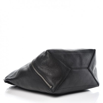 Proenza Schouler Pebbled Calfskin Medium Zip Hobo Black 14 of 20