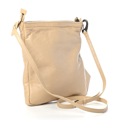 Balenciaga Agneau Classic Hardware Flat Crossbody Oryx 2 of 4