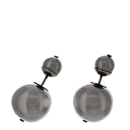 Christian Dior Metal Mise En Dior Tribal Earrings Black Ruthenium 1 of 5