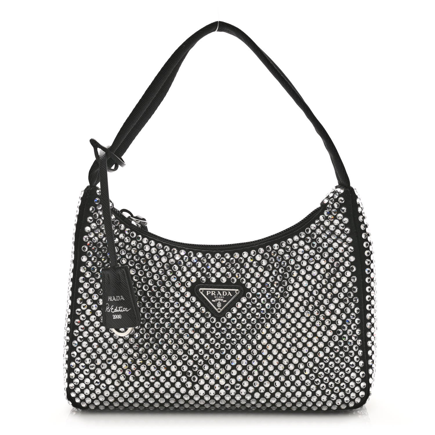 Prada Satin Crystal Mini Re-Edition 2000 Bag Cristal 1 of 9