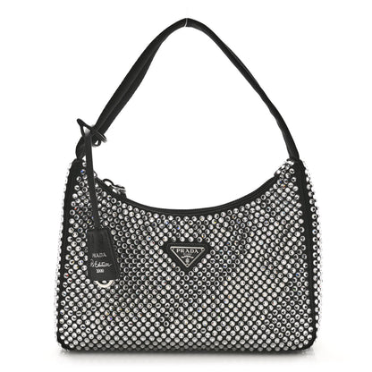 Prada Satin Crystal Mini Re-Edition 2000 Bag Cristal 1 of 9