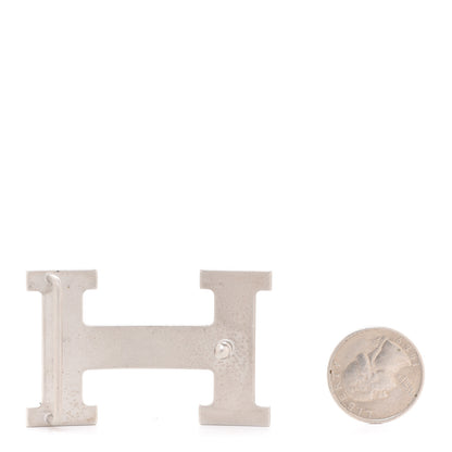 Hermes Polished Palladium 32mm H Belt Buckle Silver 2 of 5