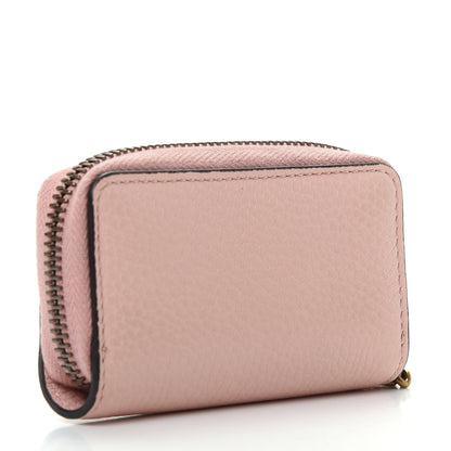 Gucci Cellarius Calfskin Blind For Love Animalier Zip Around Key Case Perfect Pink 2 of 5