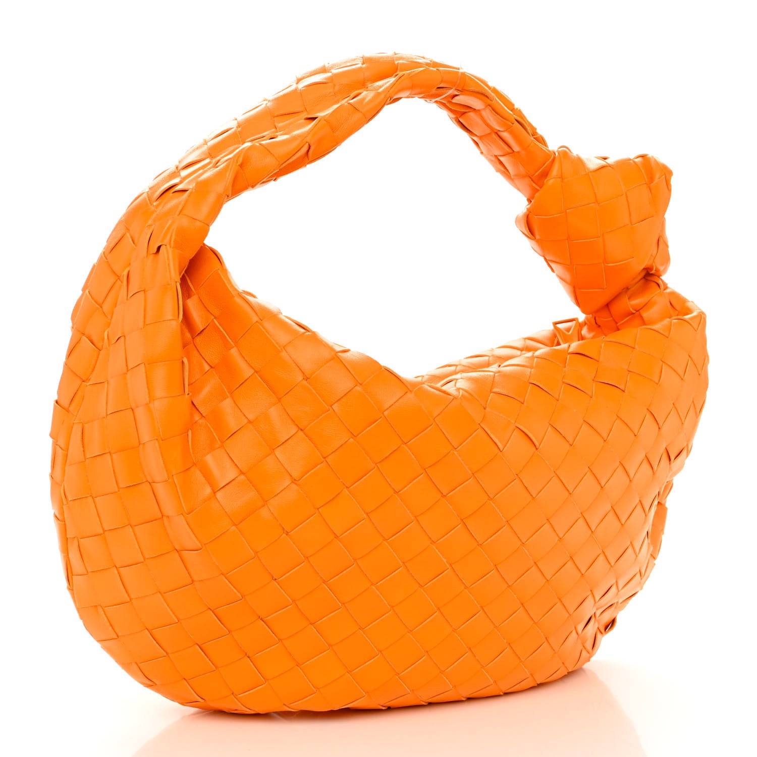 Bottega Veneta Nappa Intrecciato Teen Jodie Hobo Orange 3 of 10