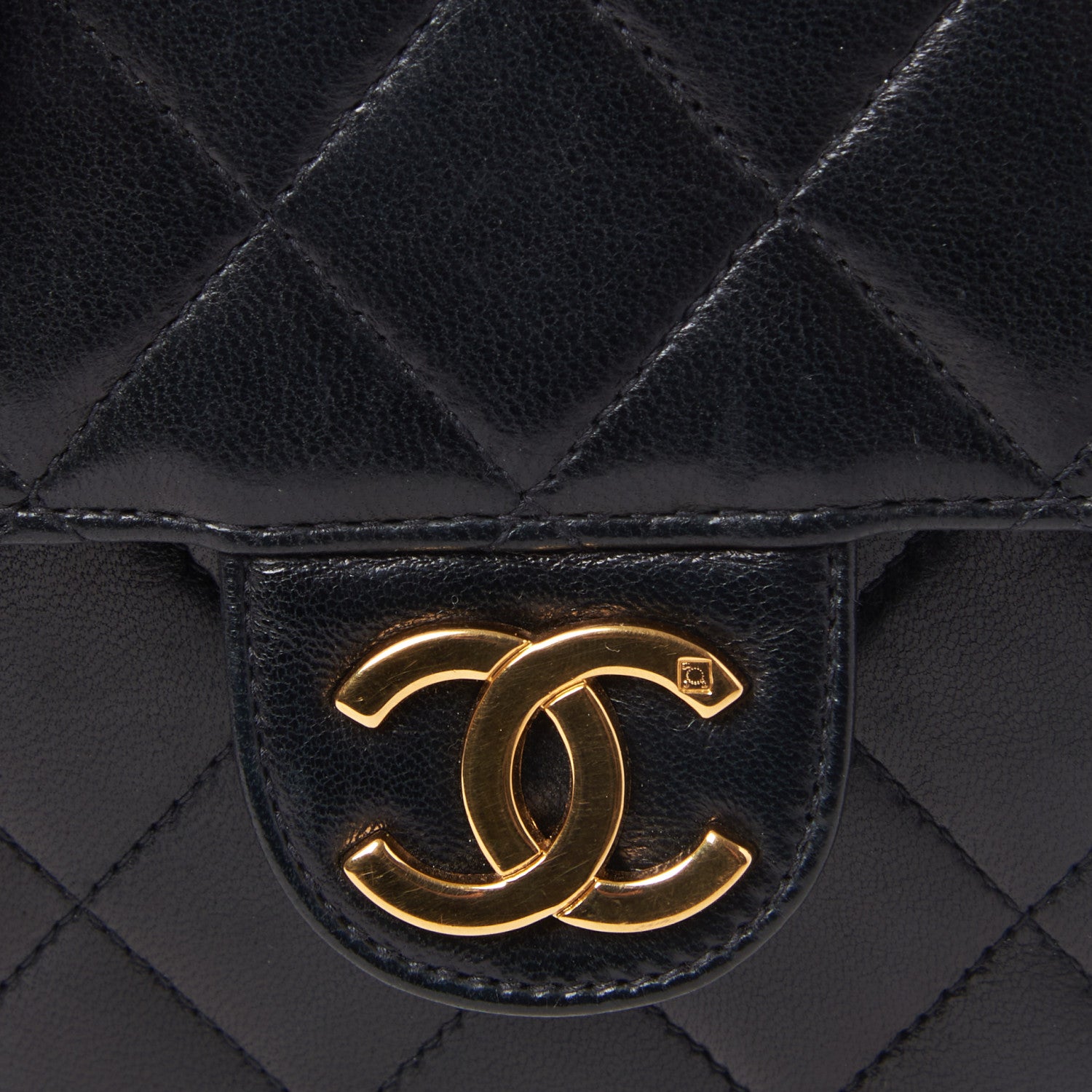 Chanel Lambskin Quilted Small Single Flap Bag Black 6 of 9