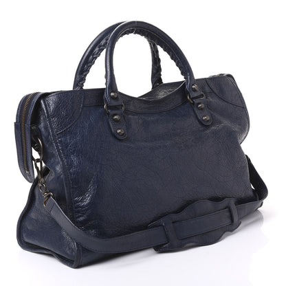 Balenciaga Agneau Classic Hardware City Bleu Obscur 2 of 12