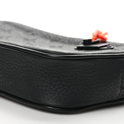 Louis Vuitton Taurillon Monogram Uniformes Solar Ray Soft Pochette Volga Belt Bag Black 8 of 10