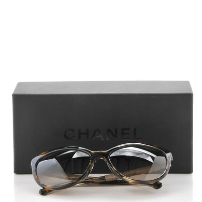 Chanel Crystal Baguette Cat Eye Bijou Sunglasses 5307-B Tortoise 7 of 7
