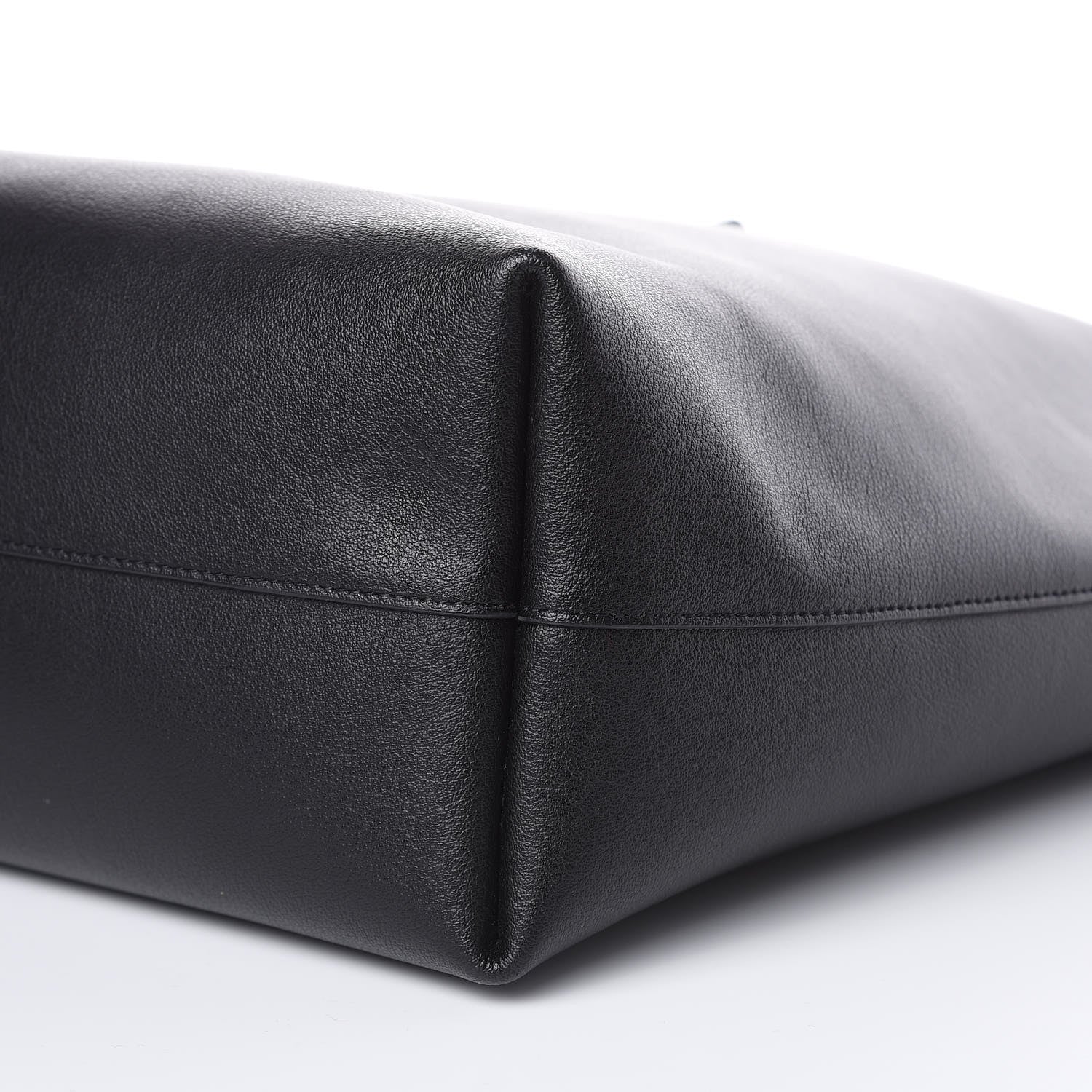 Saint Laurent Calfskin Large Shopping Tote Black 10 of 11
