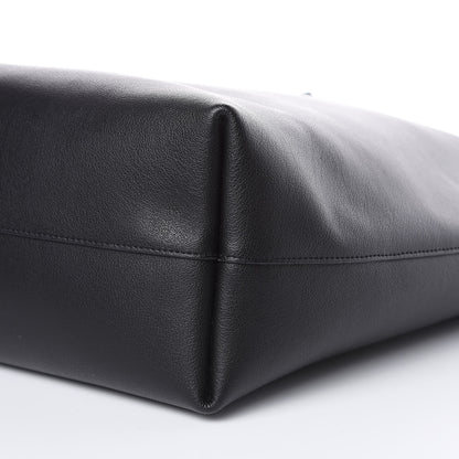 Saint Laurent Calfskin Large Shopping Tote Black 10 of 11