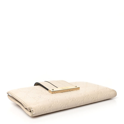 Gucci Guccissima Ladies Web Long Wallet Off White 4 of 18