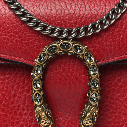 Gucci Calfskin Super Mini Dionysus Shoulder Bag Hibiscus Red 7 of 9