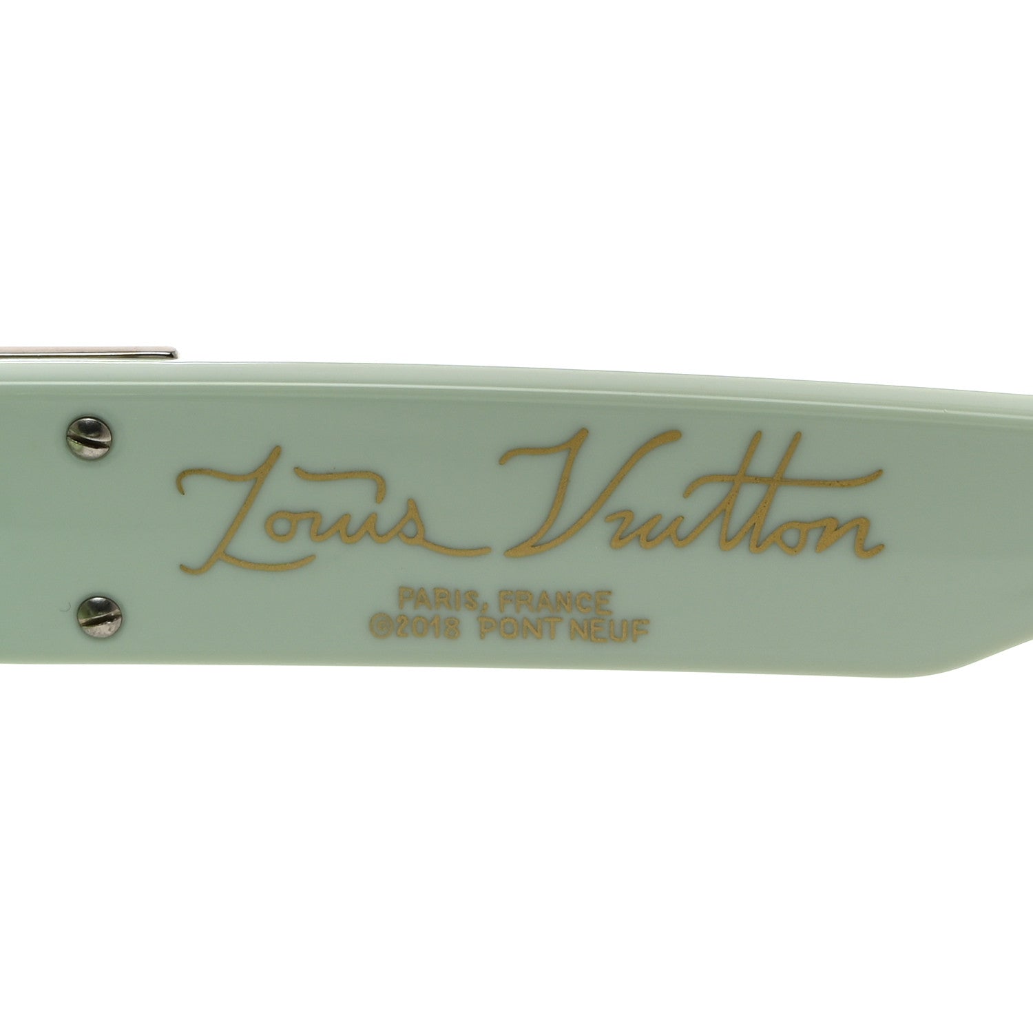 Louis Vuitton Acetate 1.1 Millionaires Sunglasses Z1325W Pale