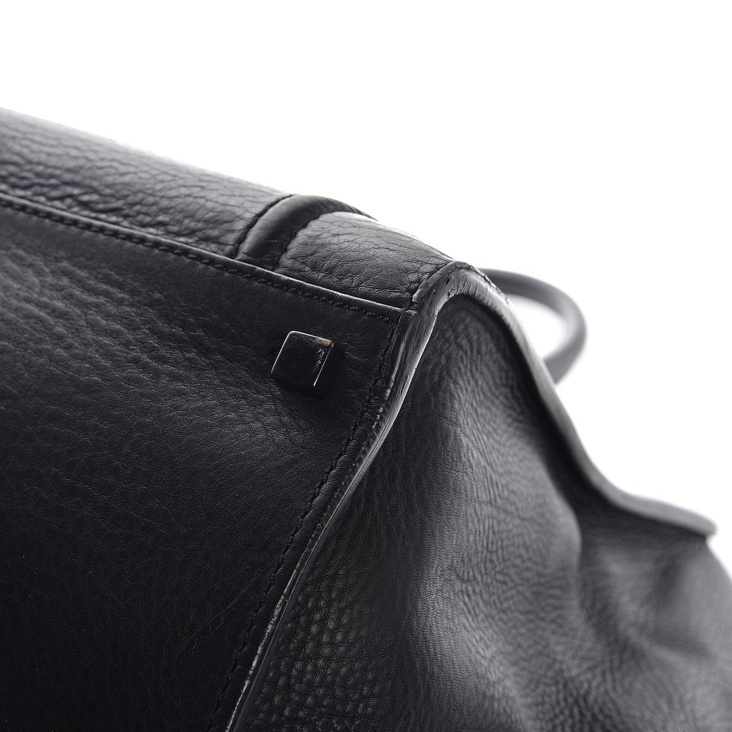 Supple Calfskin Medium Phantom Luggage Black