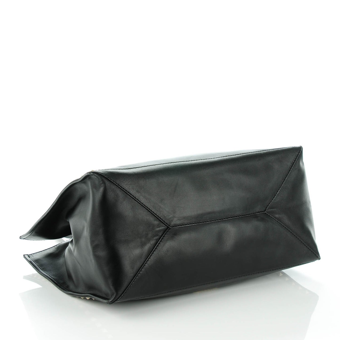 Nappa Medium Rockstud Soft Tote Black