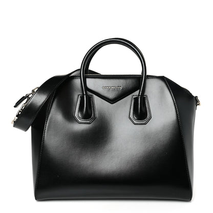 Givenchy Shiny Lord Calfskin Medium Antigona Black 1 of 9