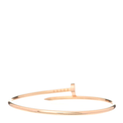 Cartier 18K Pink Gold Small Juste Un Clou Bracelet 16 3 of 6