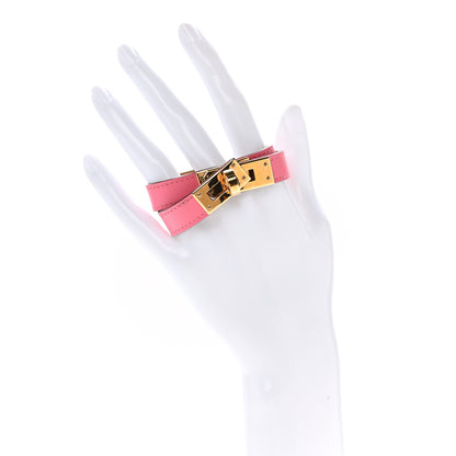 Hermes Swift Kelly Double Tour Bracelet S Rose Azalee 2 of 4