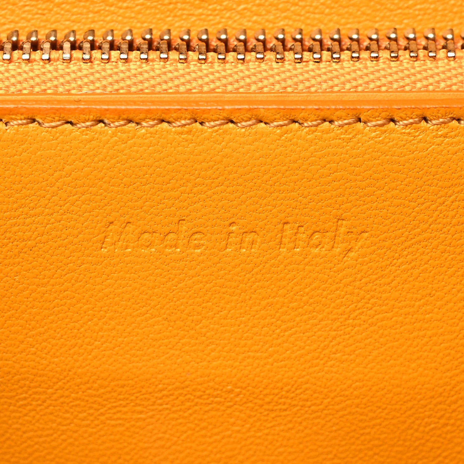 Celine Box Calfskin Medium Classic Box Flap Bag Orange 6 of 10