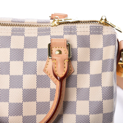 Louis Vuitton Damier Azur Speedy Bandouliere 25 10 of 13