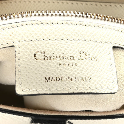 Christian Dior Grained Calfskin Saddle Bag White 6 of 9