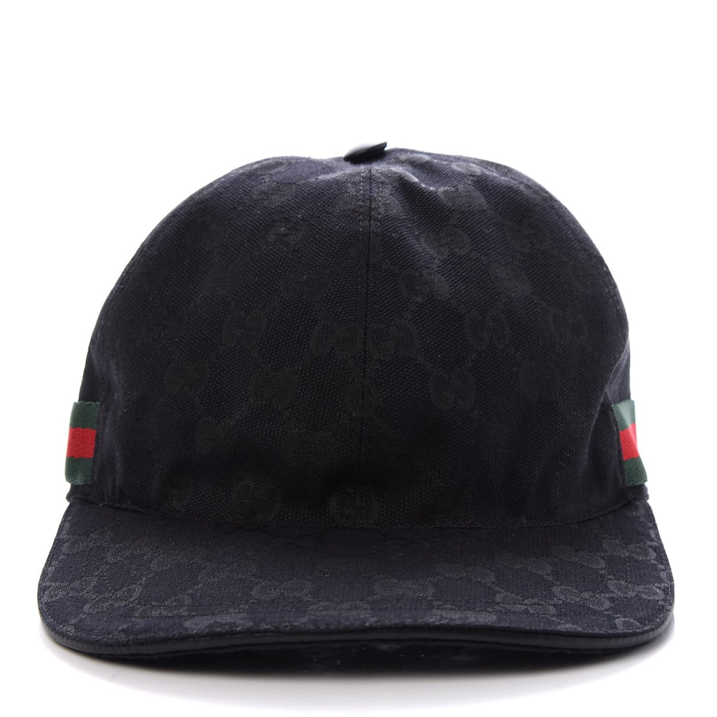 Monogram Web Baseball Hat M Black