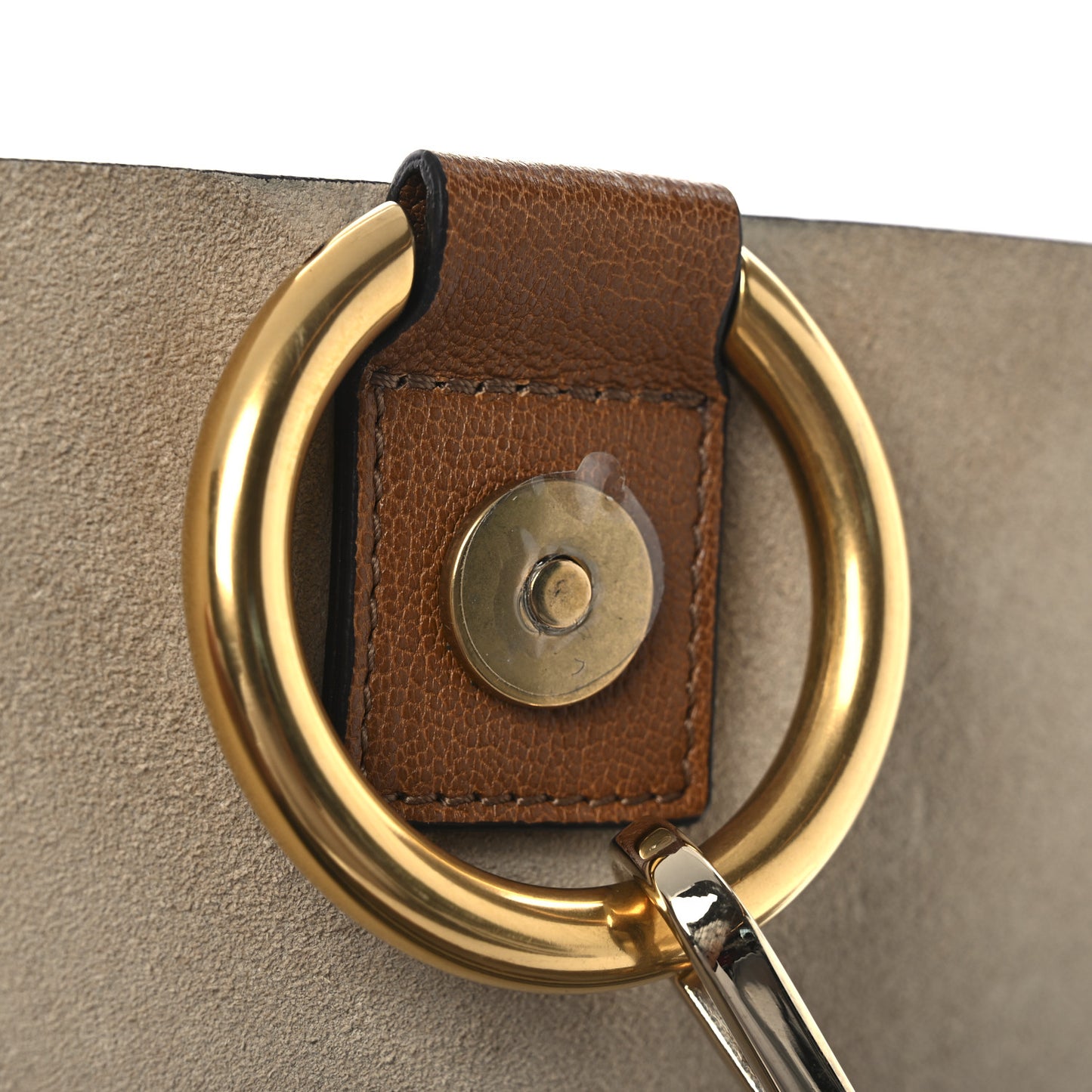 Goatskin Medium Faye Shoulder Bag Caramel