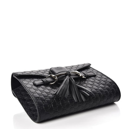 Gucci Microguccissima Mini Emily Shoulder Bag Black 4 of 10