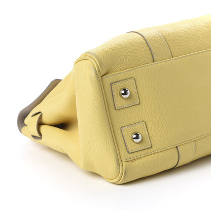 Mulberry Small Classic Grain Bayswater Camomile 11 of 26