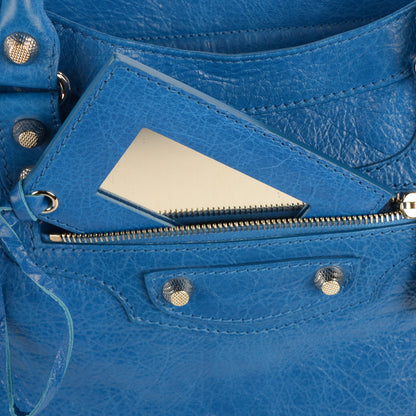 Balenciaga Agneau Giant 12 Silver Hardware Velo Bleu Lazuli 14 of 15