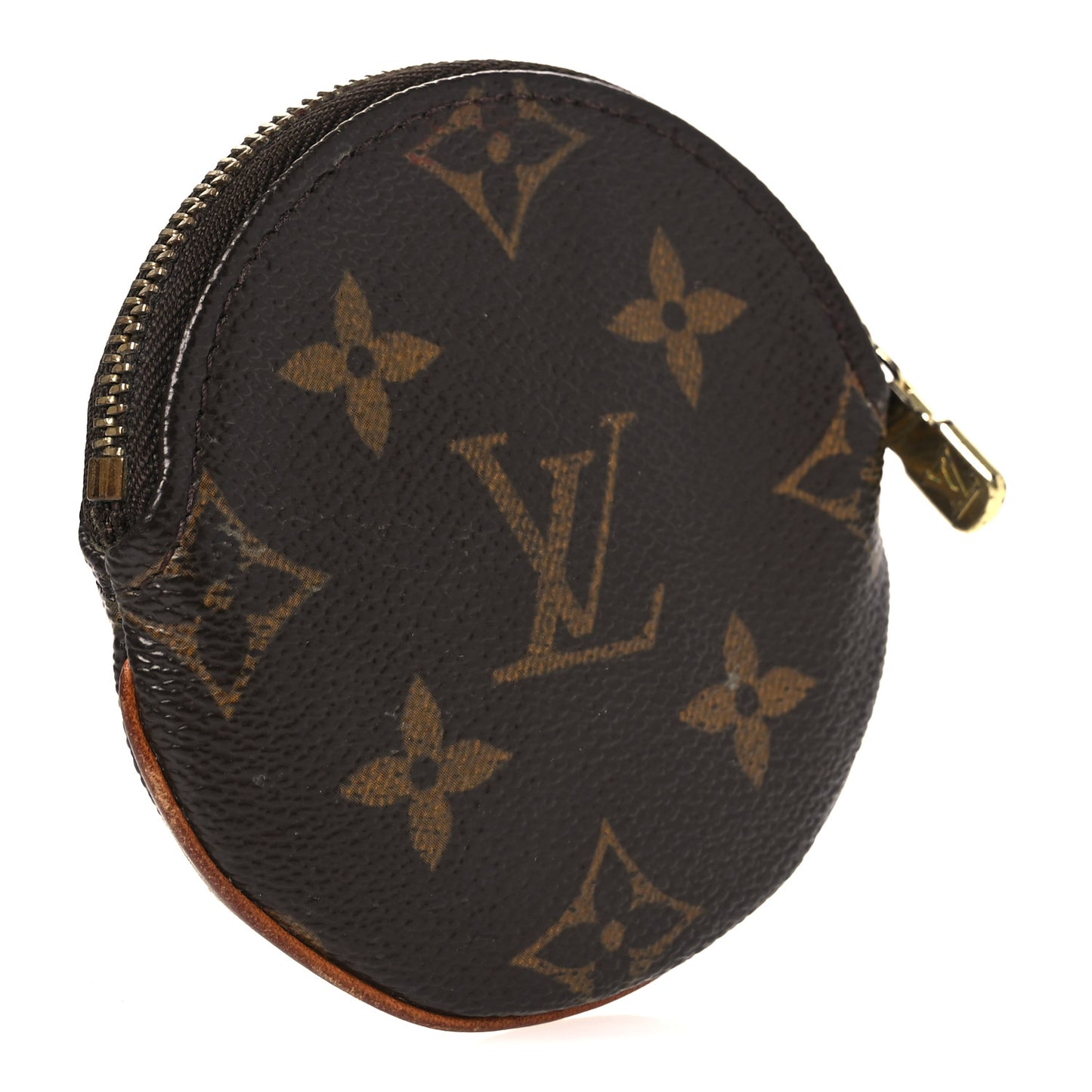 Monogram Round Coin Purse