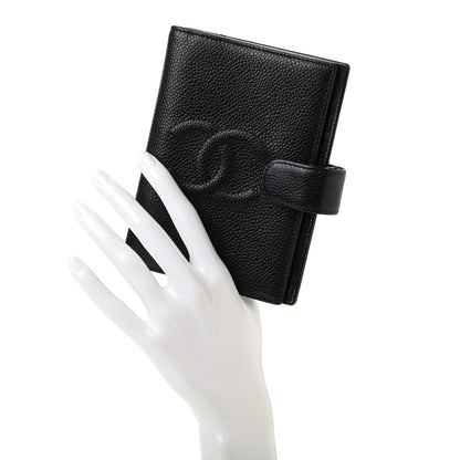 Chanel Caviar CC Medium Ring Agenda Planner Black 2 of 8