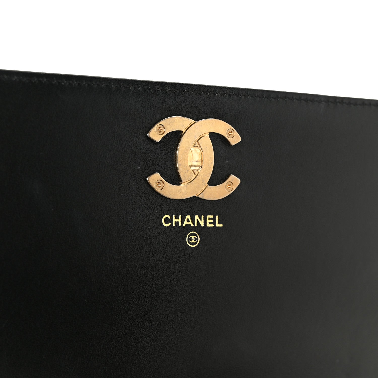 Chanel Caviar Quilted Camellia Clutch With Chain Black 6 of 12