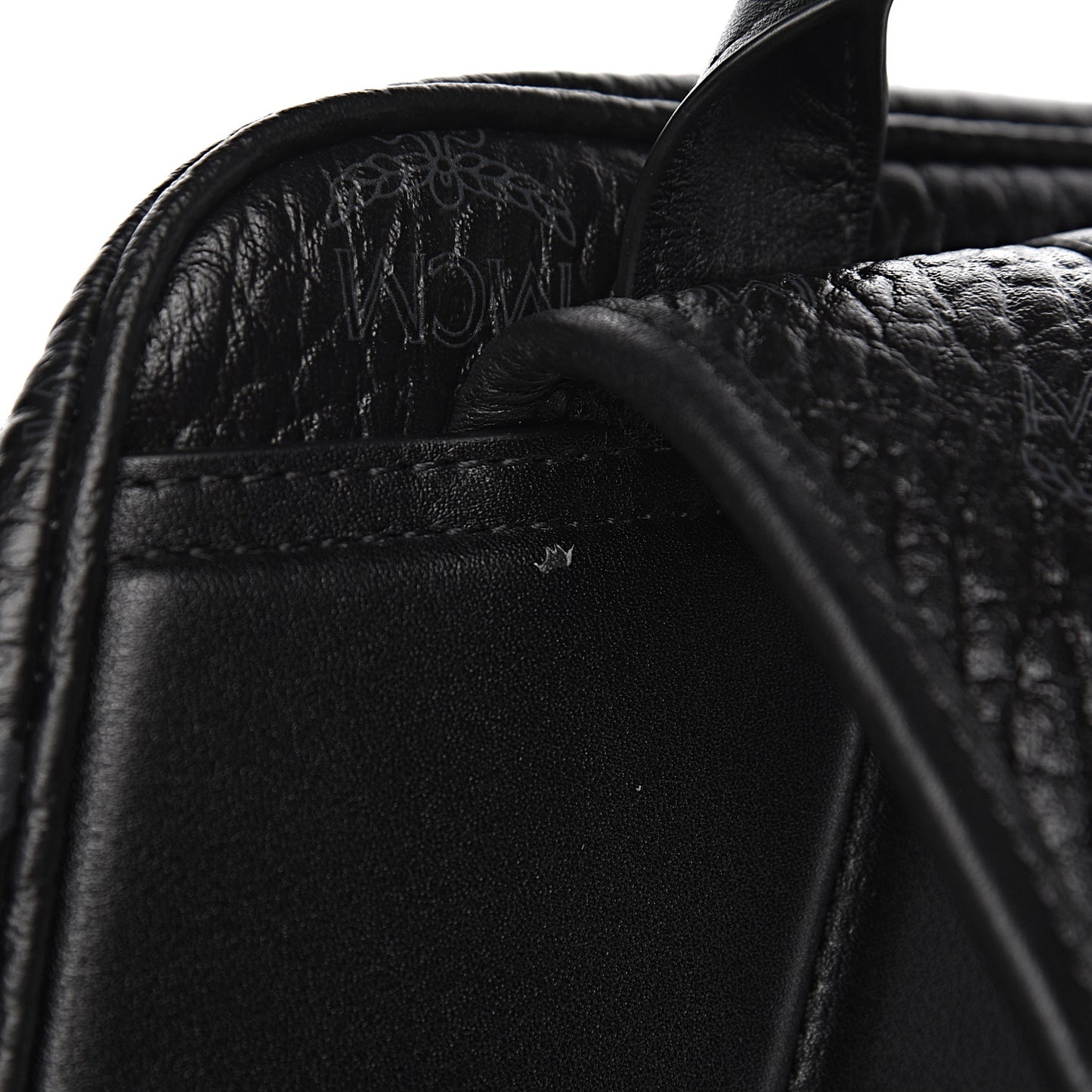 Metallic Visetos Spot MD Backpack Silver Black