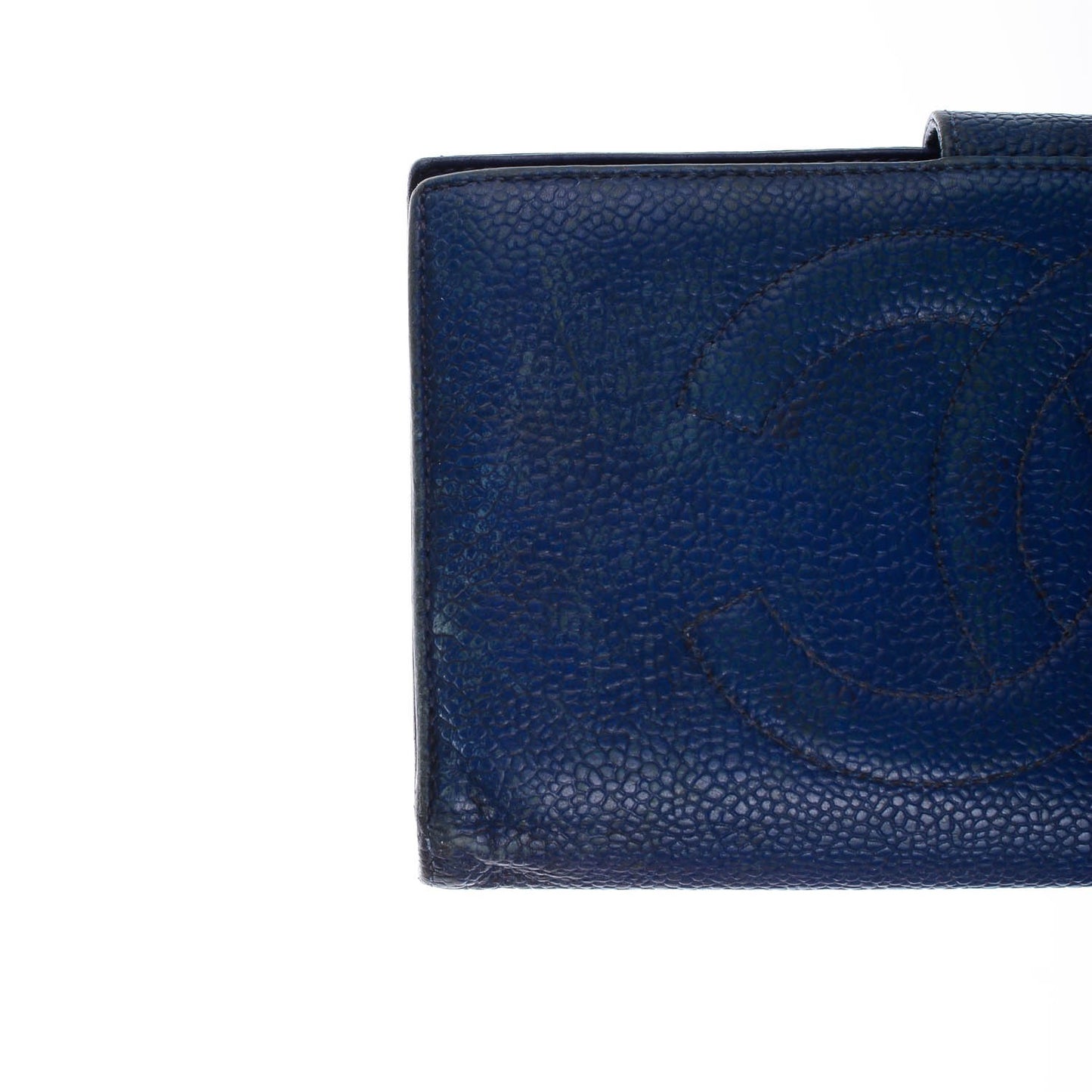 Caviar CC Wallet Clutch Blue