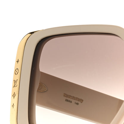 Louis Vuitton Acetate LV Moon Square Sunglasses Z1652W White 8 of 9