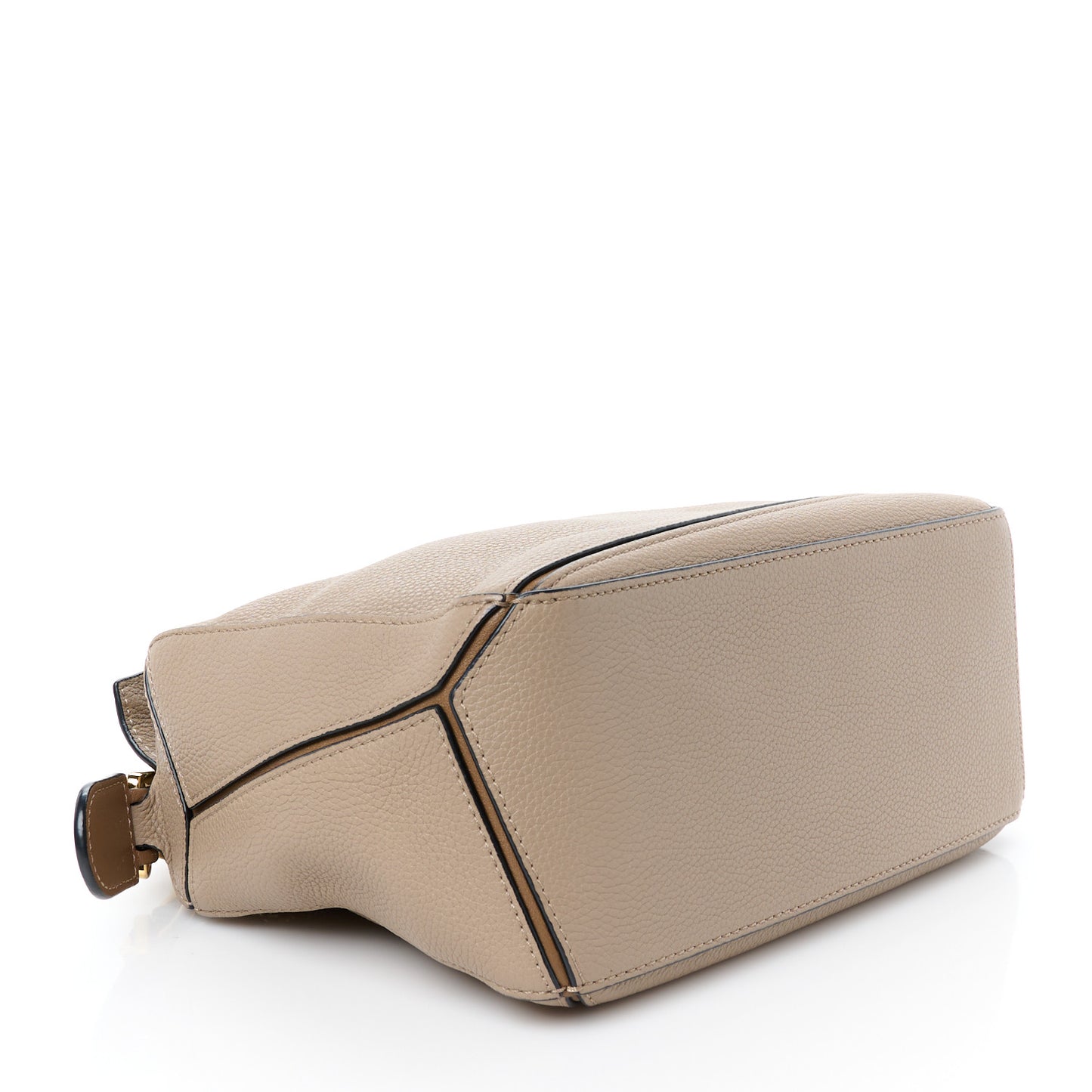 Grained Calfskin Small Puzzle Bag Sand Mink