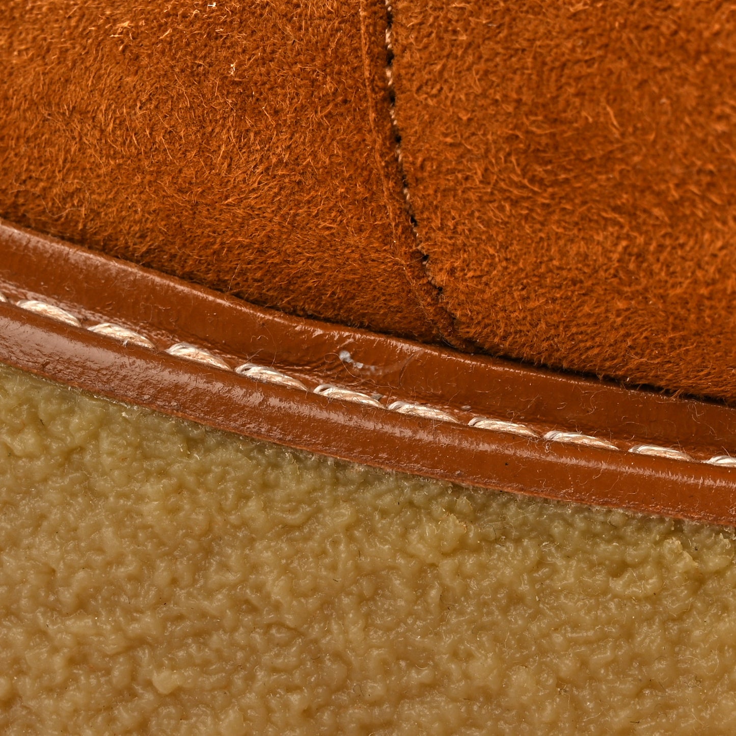 Suede Shearling Womens Discovery Ankle Boots 40 Camel Ecru