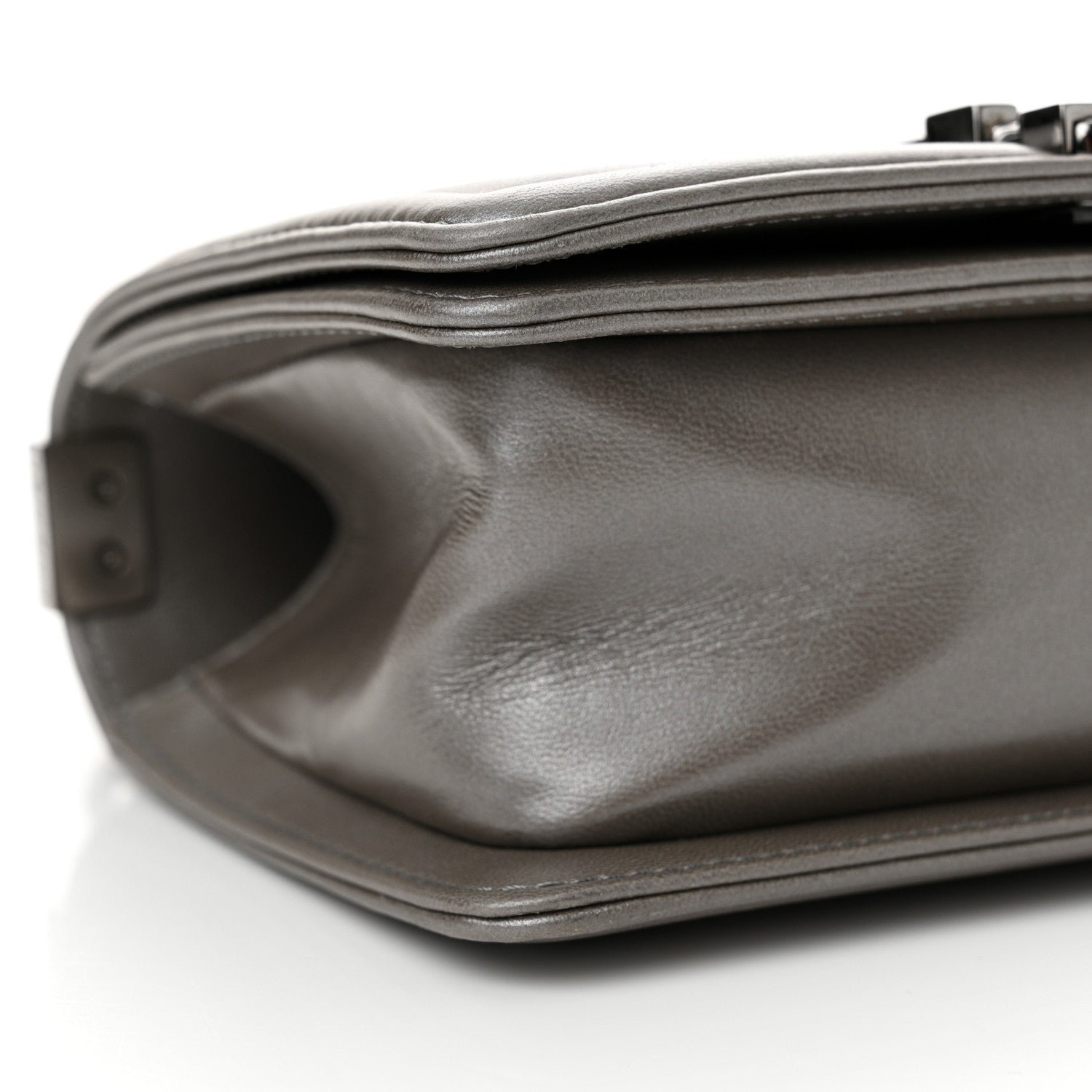 Chanel Galuchat Stingray Small Boy Flap Silver 9 of 11