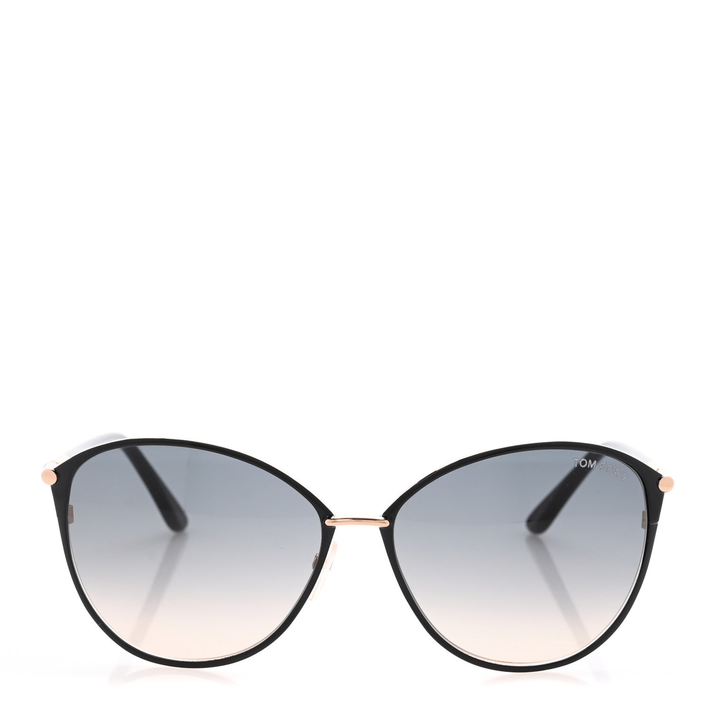 Penelope Vintage Round Sunglasses TF320 Black