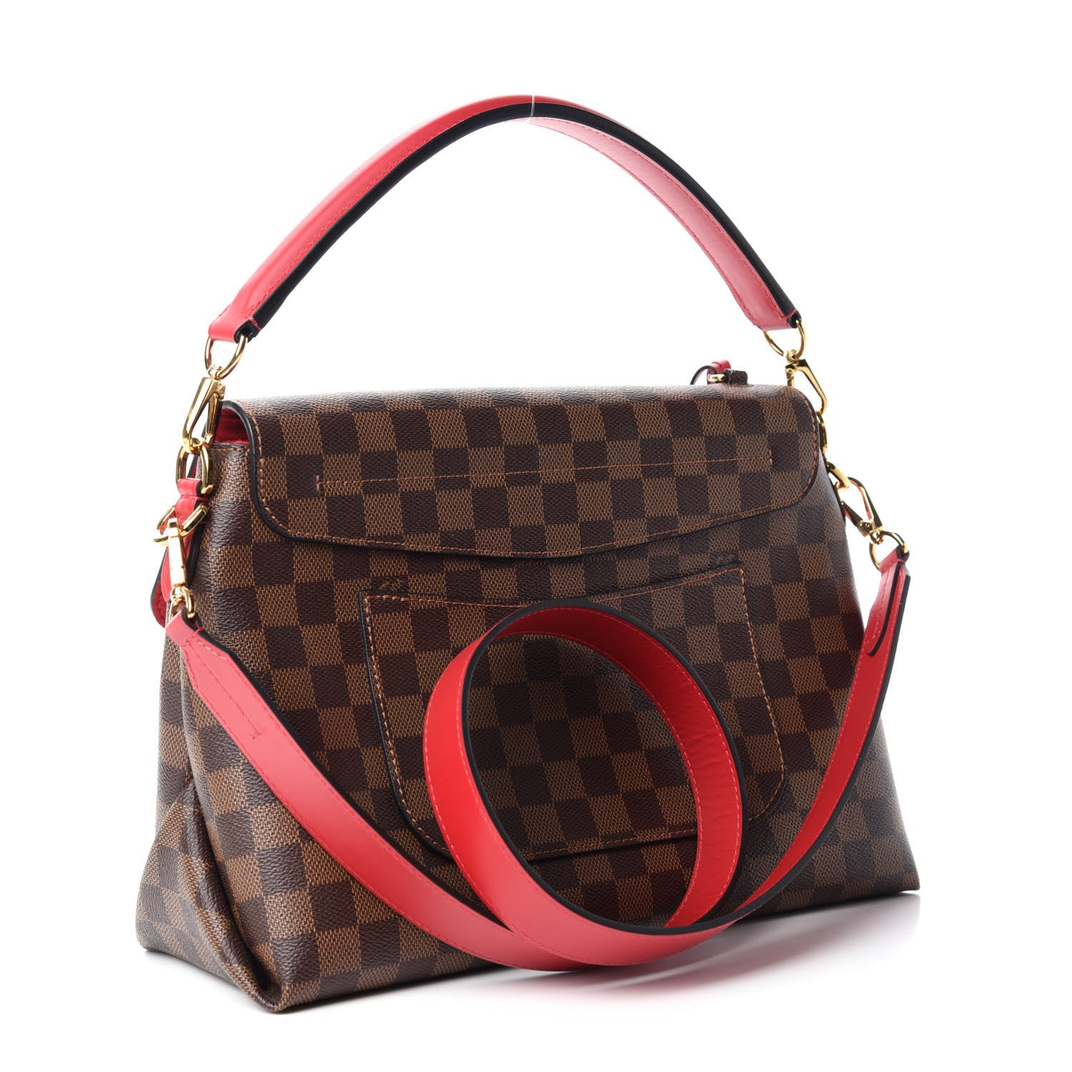 Louis Vuitton Damier Ebene Beaubourg MM Scarlet 3 of 10