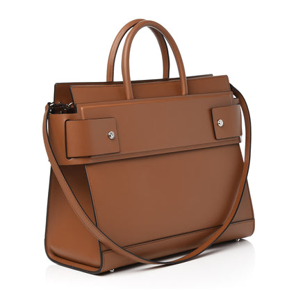 Givenchy Smooth Calfskin Medium Horizon Satchel Caramel 4 of 7