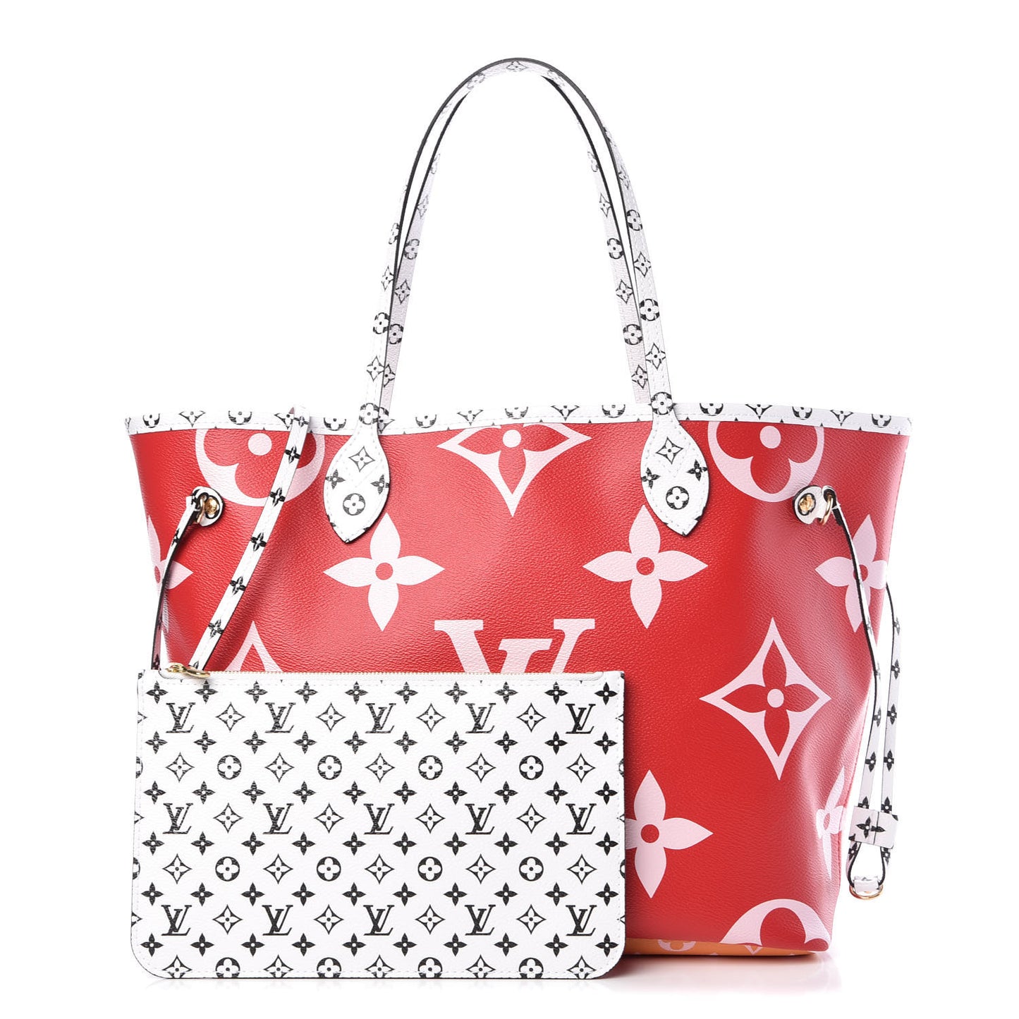 Monogram Giant Neverfull MM Rouge