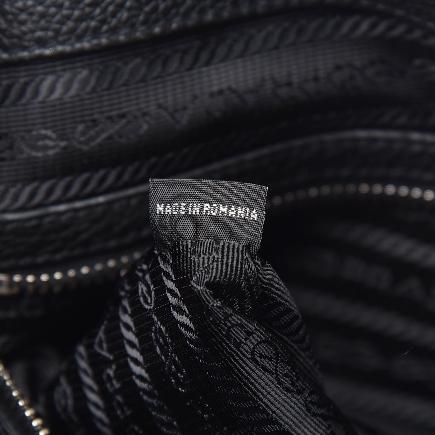 Prada Vitello Phenix Shopping Satchel Black 7 of 9