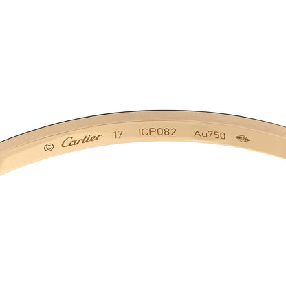 Cartier 18K Yellow Gold Small LOVE Bracelet 17 3 of 3