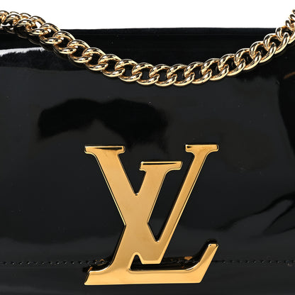 Louis Vuitton Patent Louise PM Chain Clutch Black 7 of 9