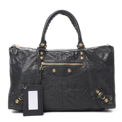 Balenciaga Agneau Giant 12 Gold Hardware Work Anthracite 1 of 23