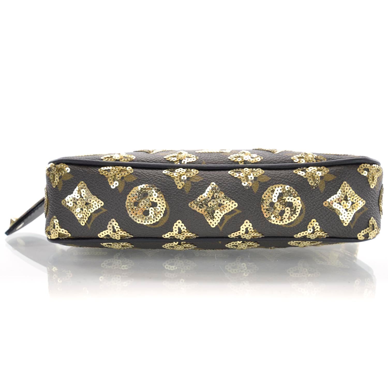 Louis Vuitton Monogram Sequins Eclipse Pochette Gold 6 of 11