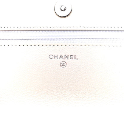Chanel Caviar Quilted My Everything Wallet On Chain WOC White 6 of 11